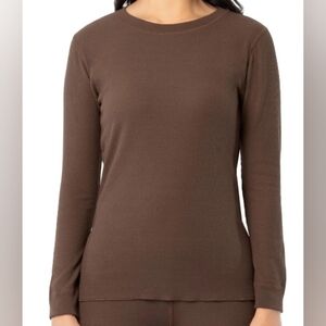 Nwt Fruit Of The Loom 1 Waffle Crew Neck Long Sleeve